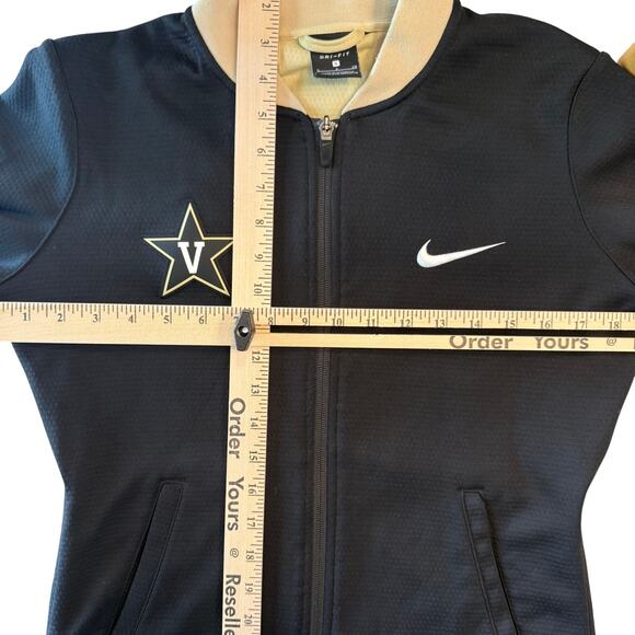Nike Dri-Fit Vanderbilt Commodores Black Gold Zip Jacket Women’s Small S - Picture 13 of 15